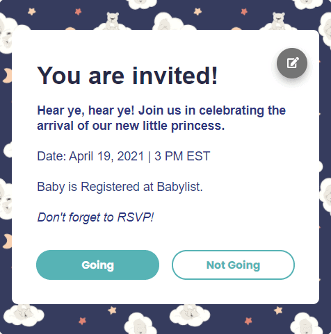 webbabyshower invite template maker