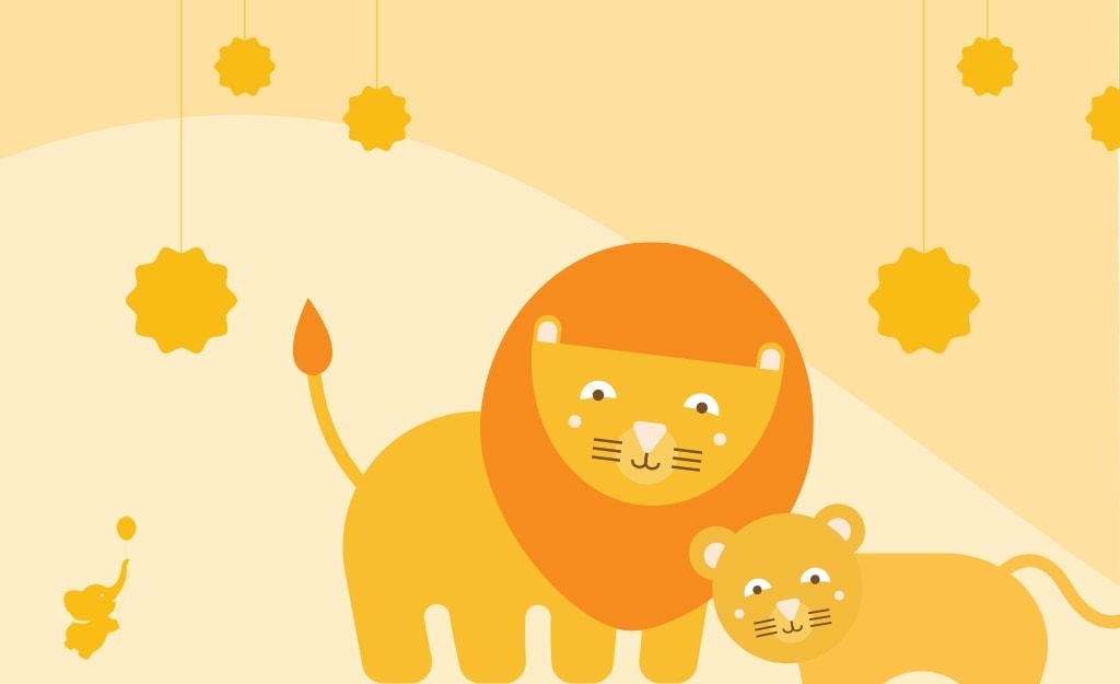 WebBabyShower lion header image famous father Games