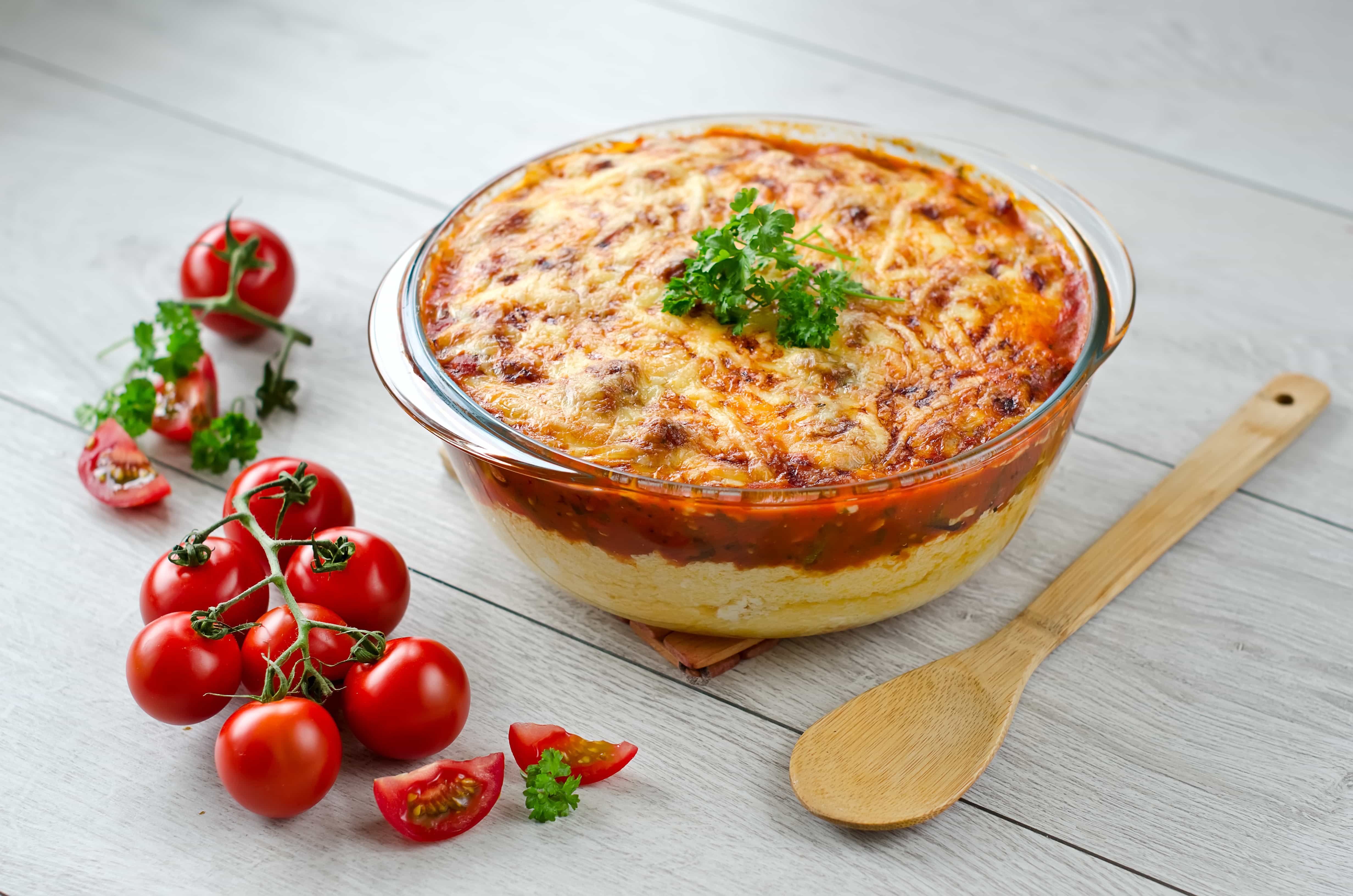 WebBabyShower Parmesan Tomato Corn Pie