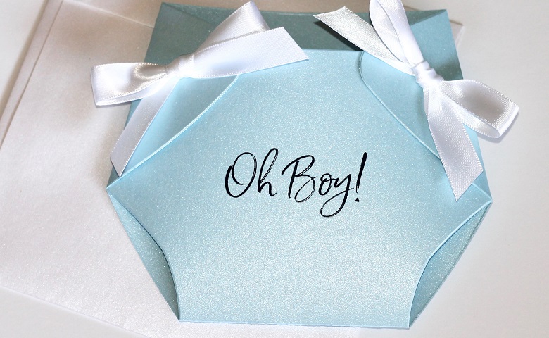 invitation with gender reveal