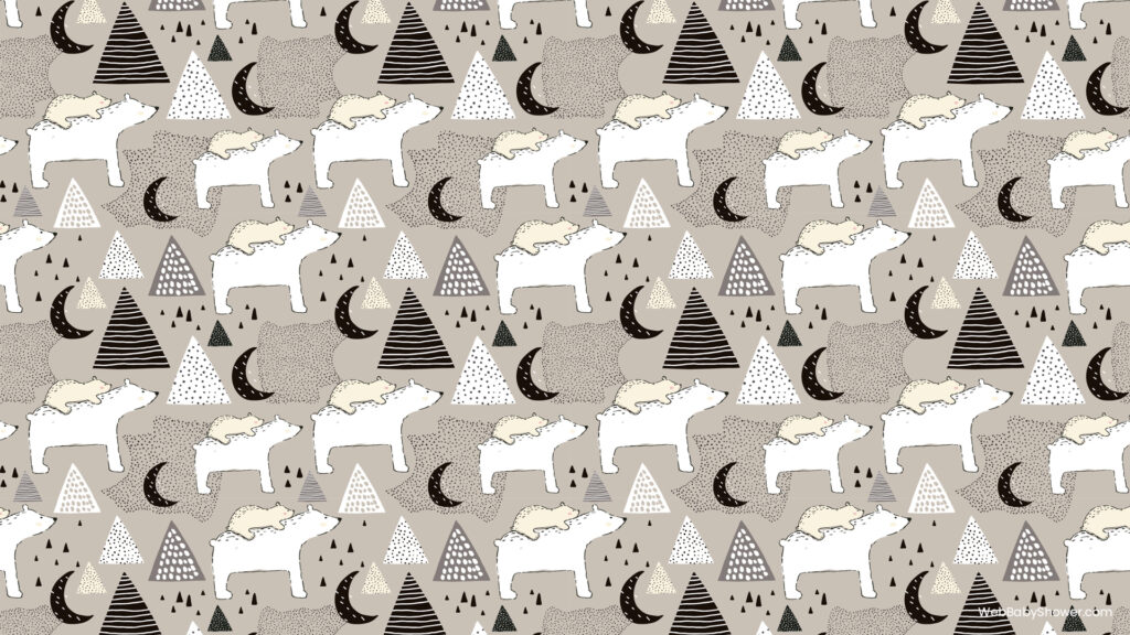 webbabyshower polar bear background