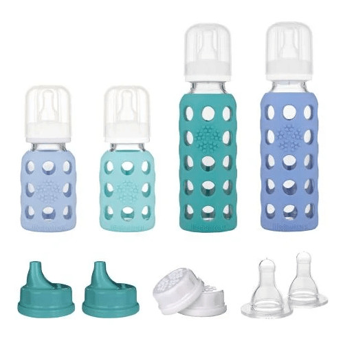 webbabyshower baby glass bottles from life factory