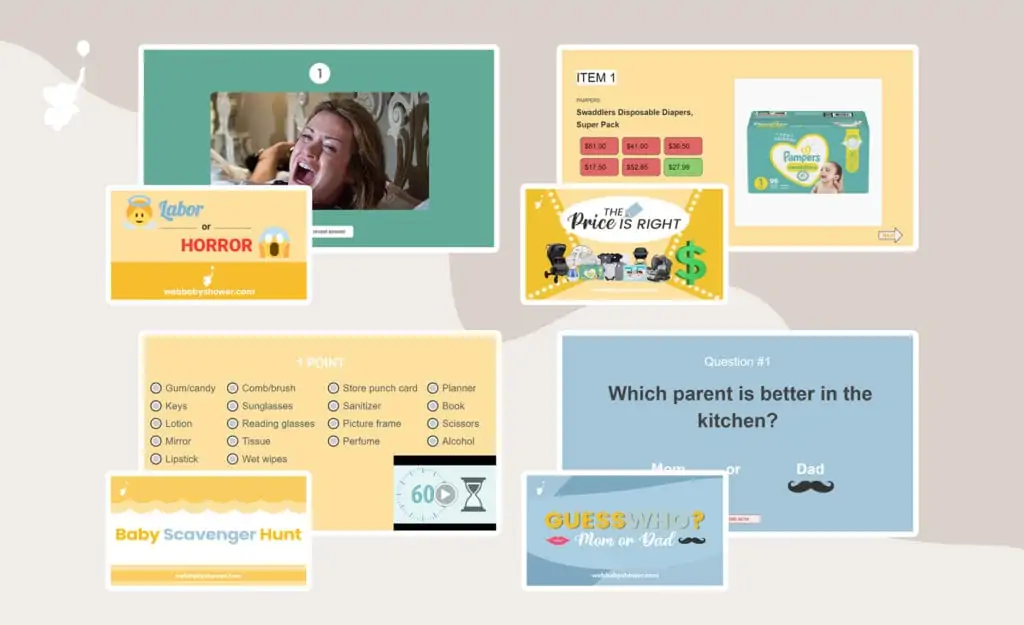 WebBabyShower zoom baby shower games slides