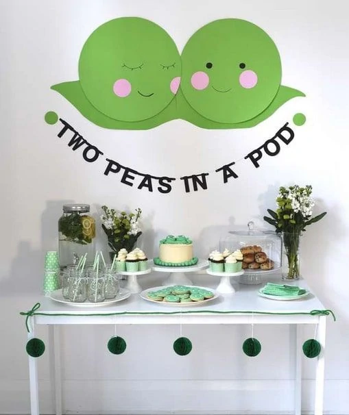 baby shower themes two peas