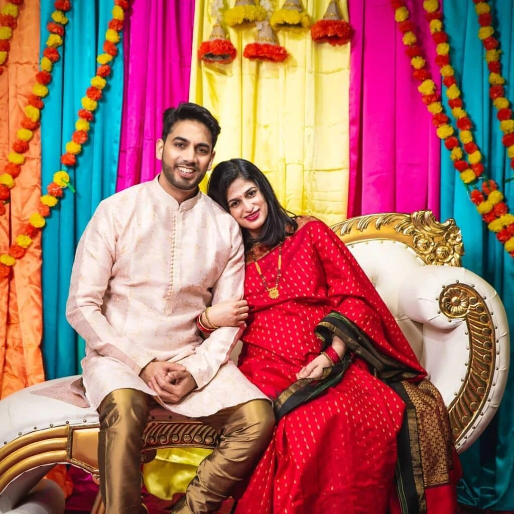 Couple outfits for baby shower. 9016360301 #baby #shower #costume  #coupleoutfit #photography #love #cute #fashion #bhandhej #winecolour... |  Instagram