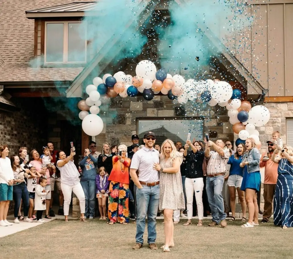 types of baby shower gender reveal