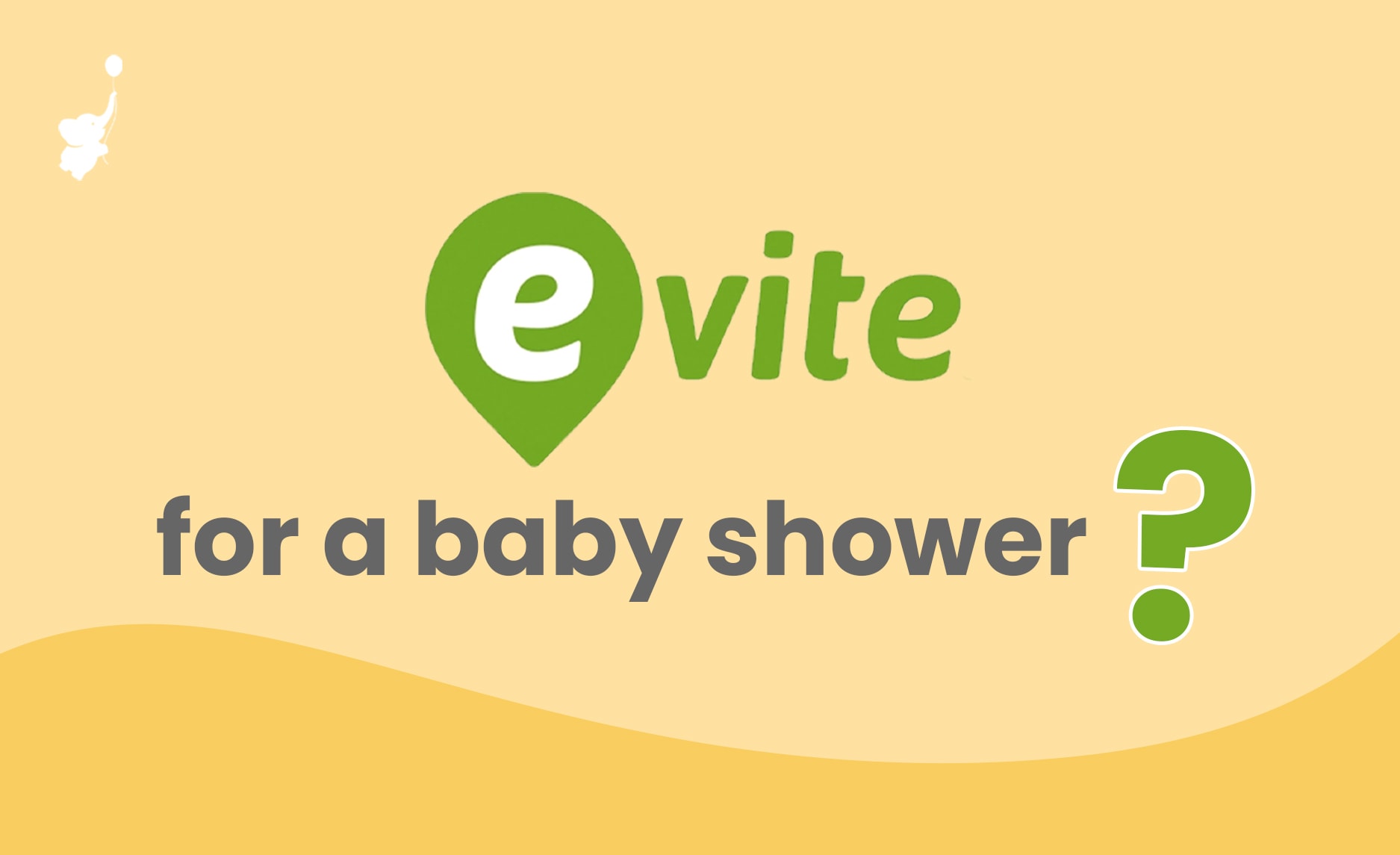WebBabyShower header image evite alternative