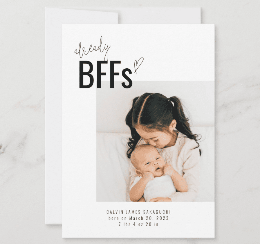 birth announcement ideas