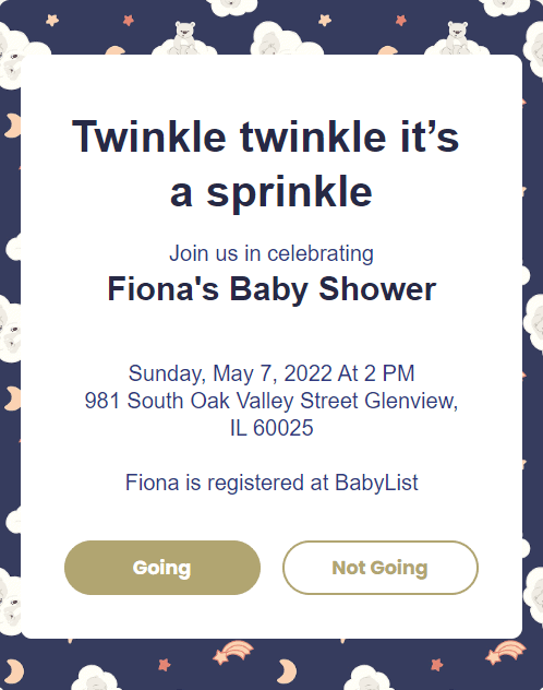 Funny baby sale shower invitation wording