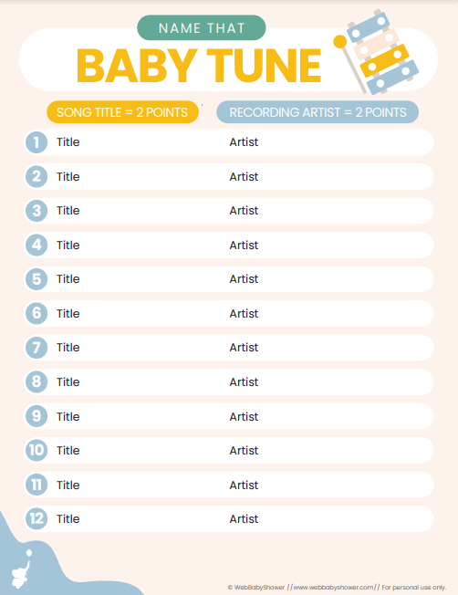 webbabyshower name the baby tune game printable snip