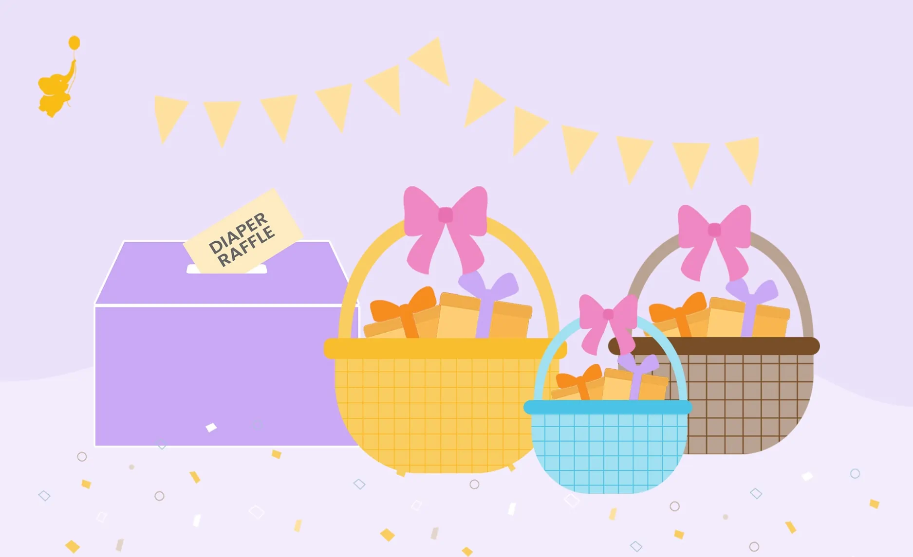 webbabyshower header image diaper raffle prizes ideas