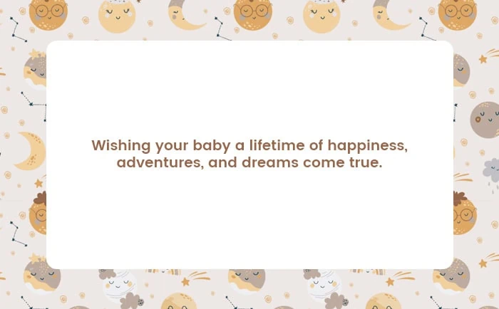 baby shower card wishes