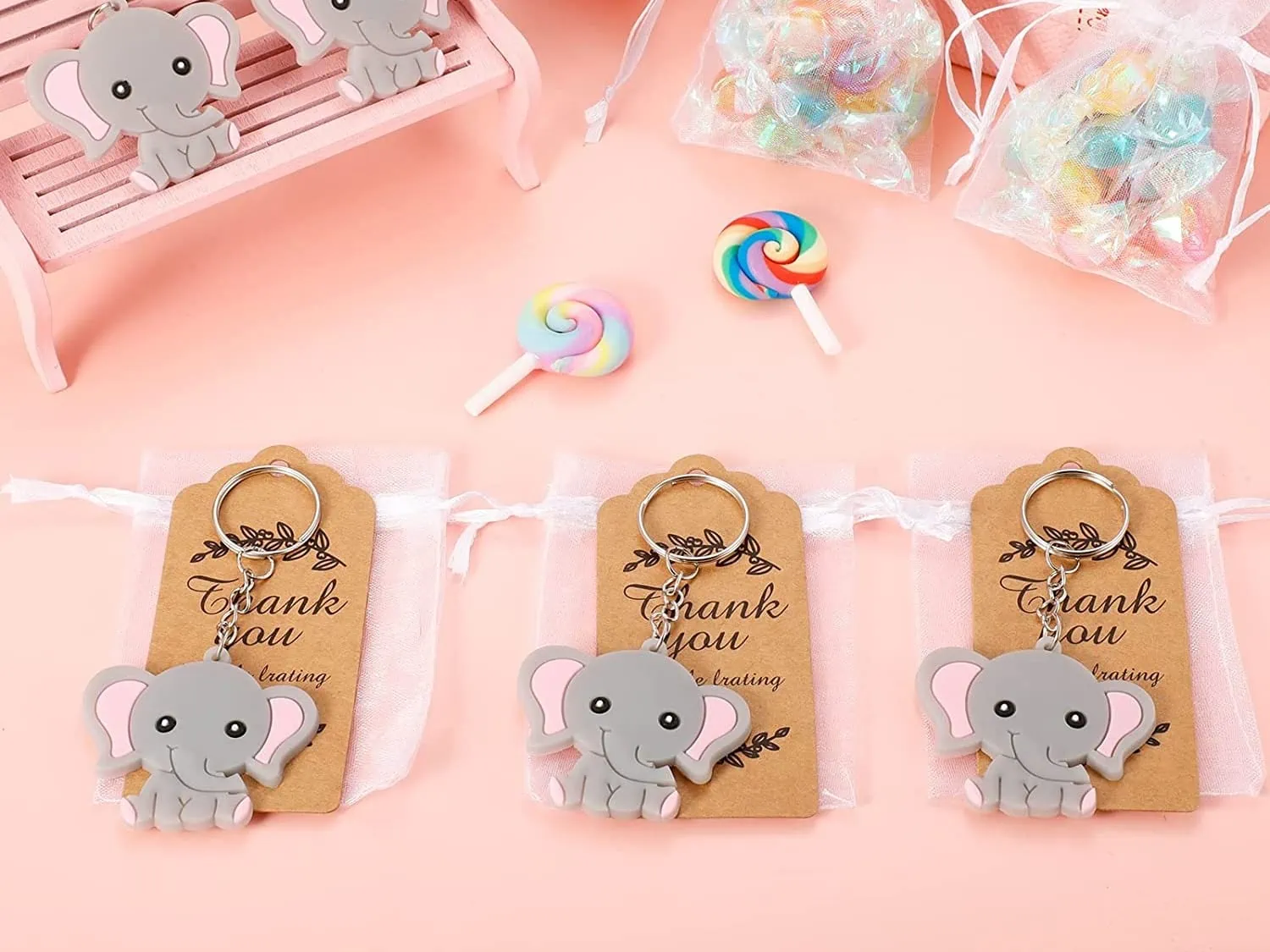 elephant baby shower favor