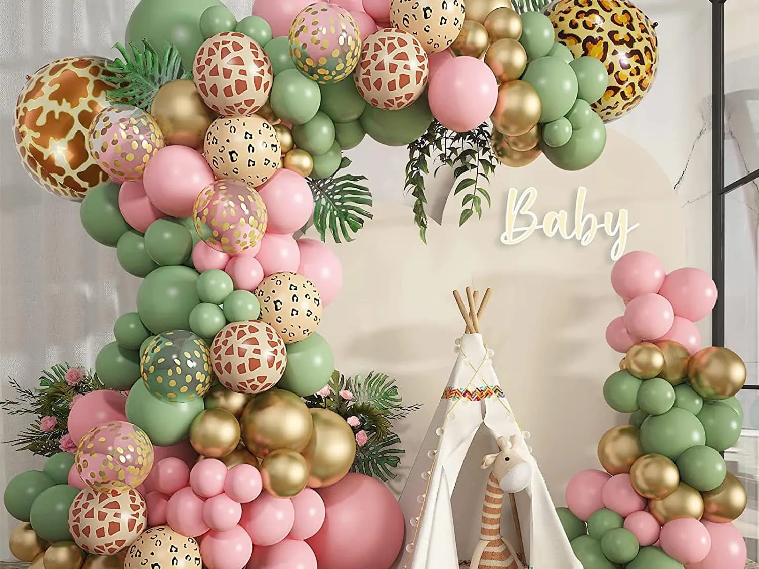 safari baby shower decor 