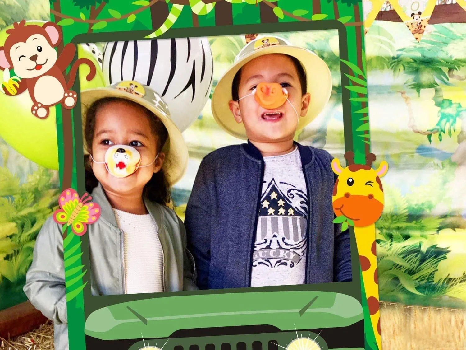safari baby shower decor