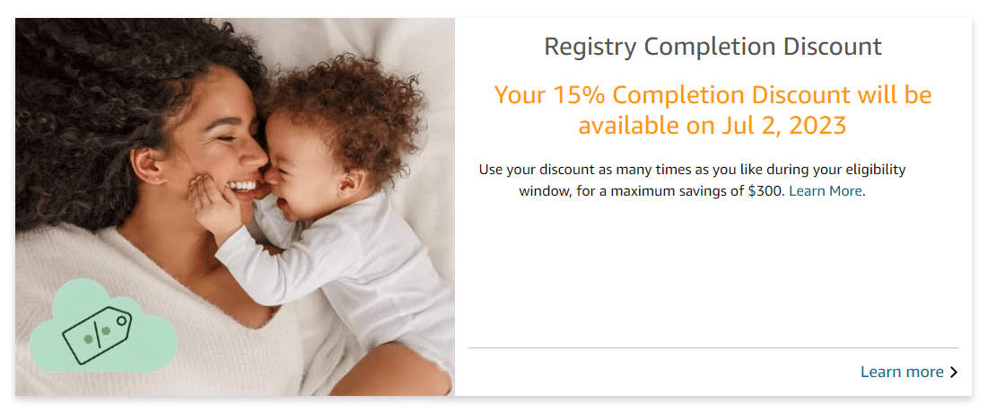 Buy buy baby hot sale 15 completion discount