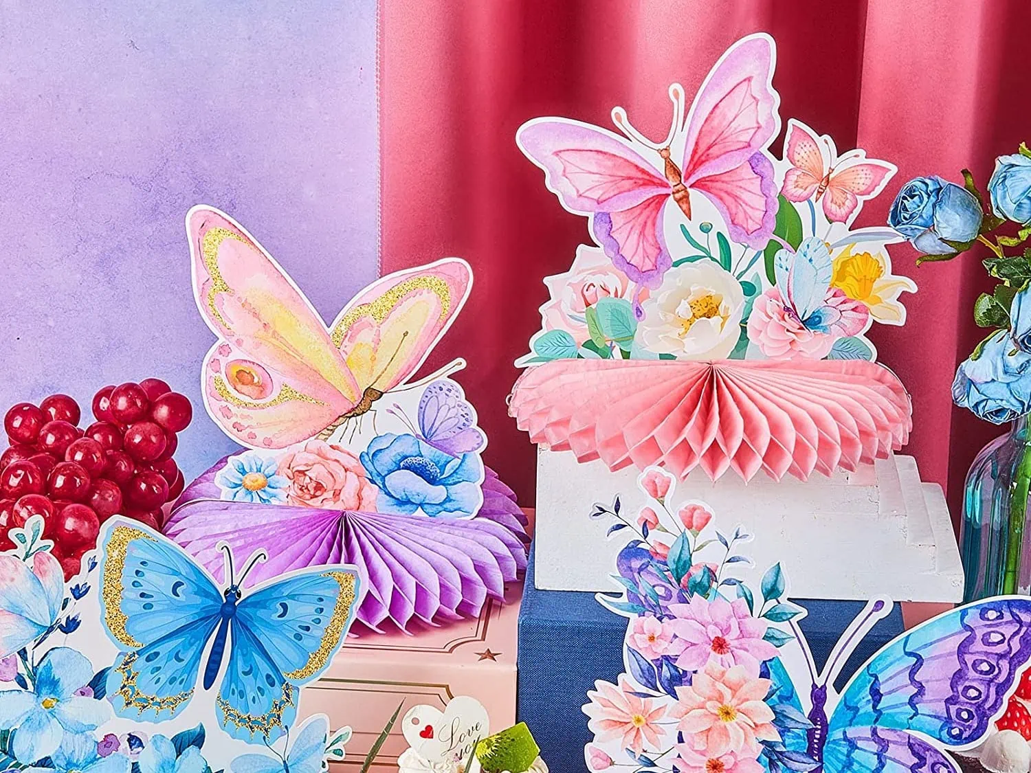 butterfly baby shower decor