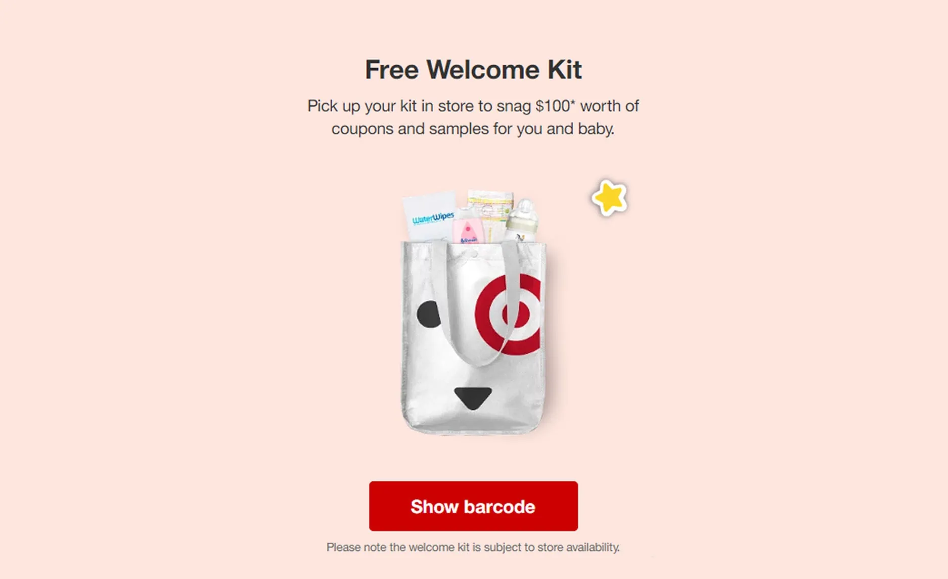 Target Baby Registry Welcome Kit.webp