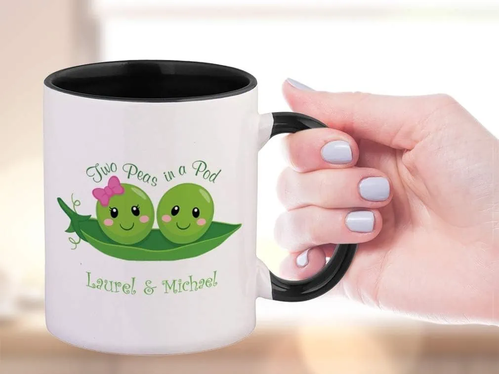 two peas in a pod baby shower favor