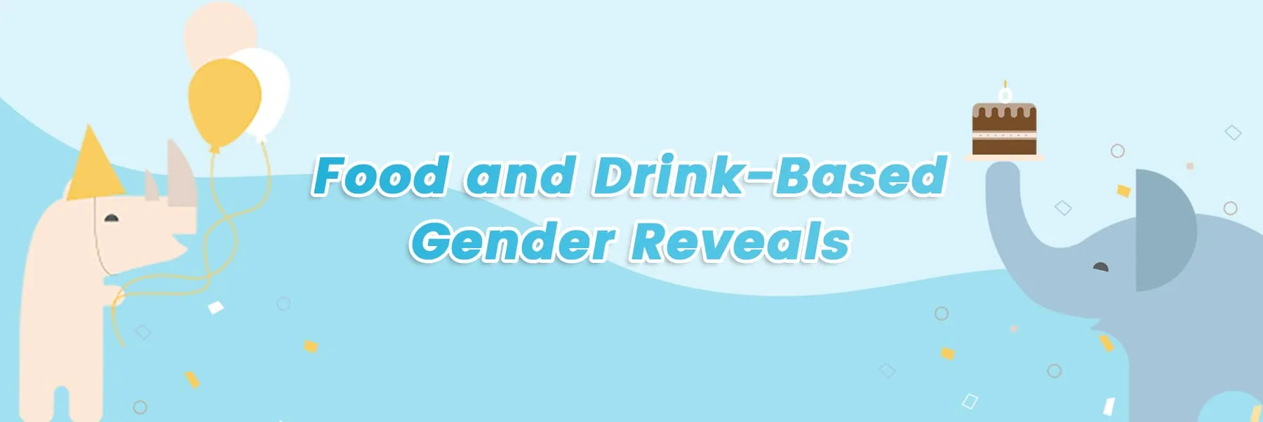 gender reveal ideas food and drinks