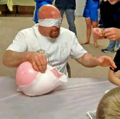 wbs balloon baby shower game