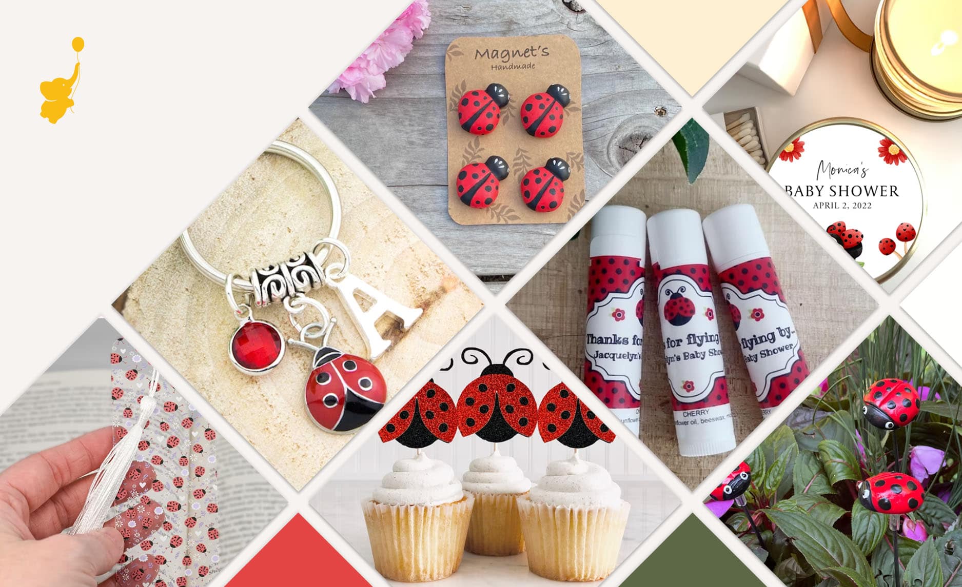 12 Adorable Ladybug Baby Shower Favors To Use At Your Next Event!