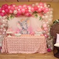 a picture of an elephant baby shower organized by Your Dream-My Design in New Jersey