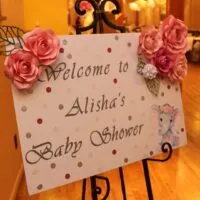 a picture of an elephant baby shower organized by Your Dream-My Design in New Jersey