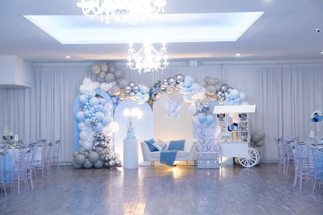 a picture of an elephant baby shower organized by Memories Made Events Inc in New York City