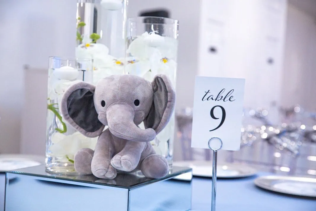 a picture of an elephant baby shower organized by Memories Made Events Inc in New York City