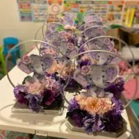 a picture of an elephant baby shower decorated by A Yissel Cuevas