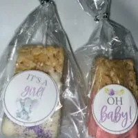 a picture of an elephant baby shower decorated by A Yissel Cuevas