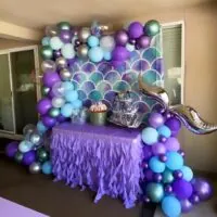 a picture of a mermaid baby shower organized by Keepin Events Cute in Madera