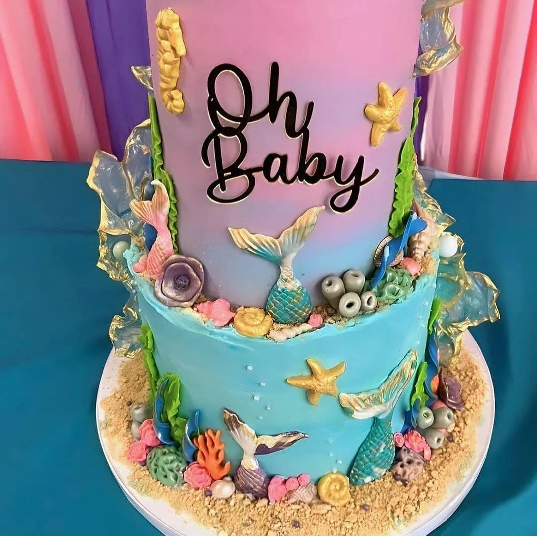 a picture of a mermaid baby shower organized by Kierfully Planned in Pennsylvania