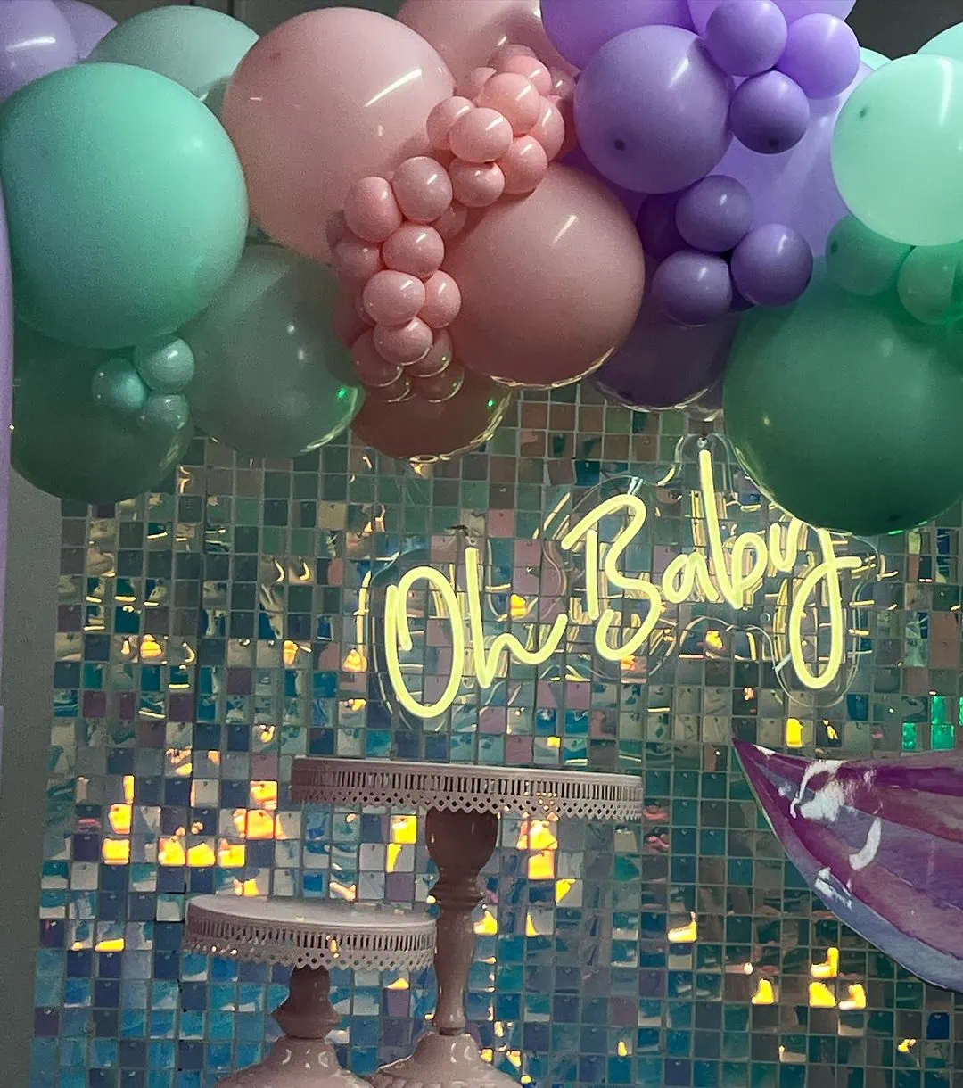 a picture of a mermaid baby shower organized by laurenslavishparties_rentals in Nevada