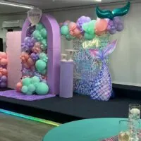 a picture of a mermaid baby shower organized by laurenslavishparties_rentals in Nevada