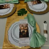 a picture of a safari baby shower organized by Iṣẹlẹ DFW Event Company in Joliet, Illinois