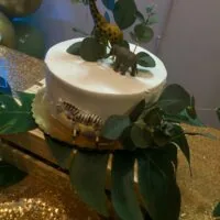 a picture of a safari baby shower organized by Shelly's Sweet Events in Queens