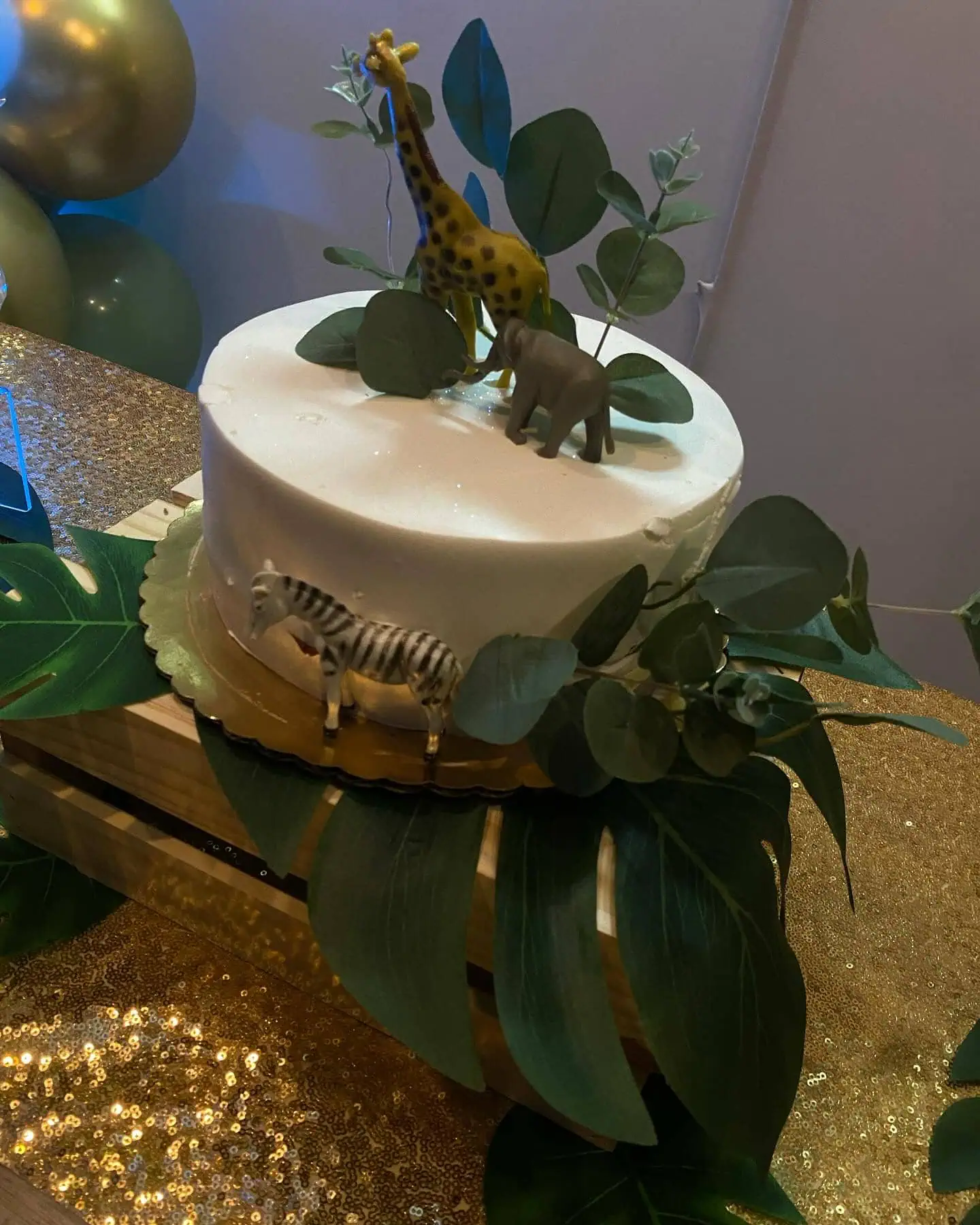 a picture of a safari baby shower organized by Shelly's Sweet Events in Queens
