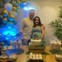 a picture of a safari baby shower organized by Shelly's Sweet Events in Queens