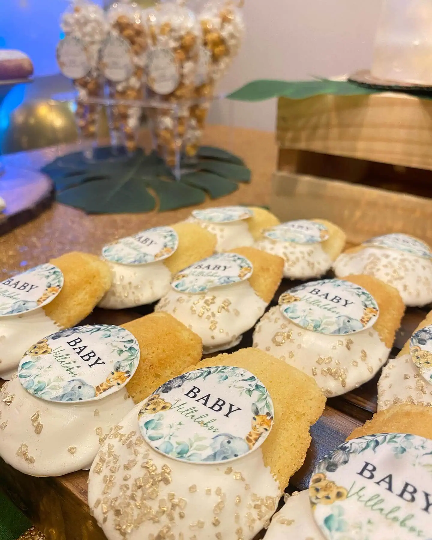 a picture of a safari baby shower organized by Shelly's Sweet Events in Queens