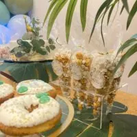 a picture of a safari baby shower organized by Shelly's Sweet Events in Queens
