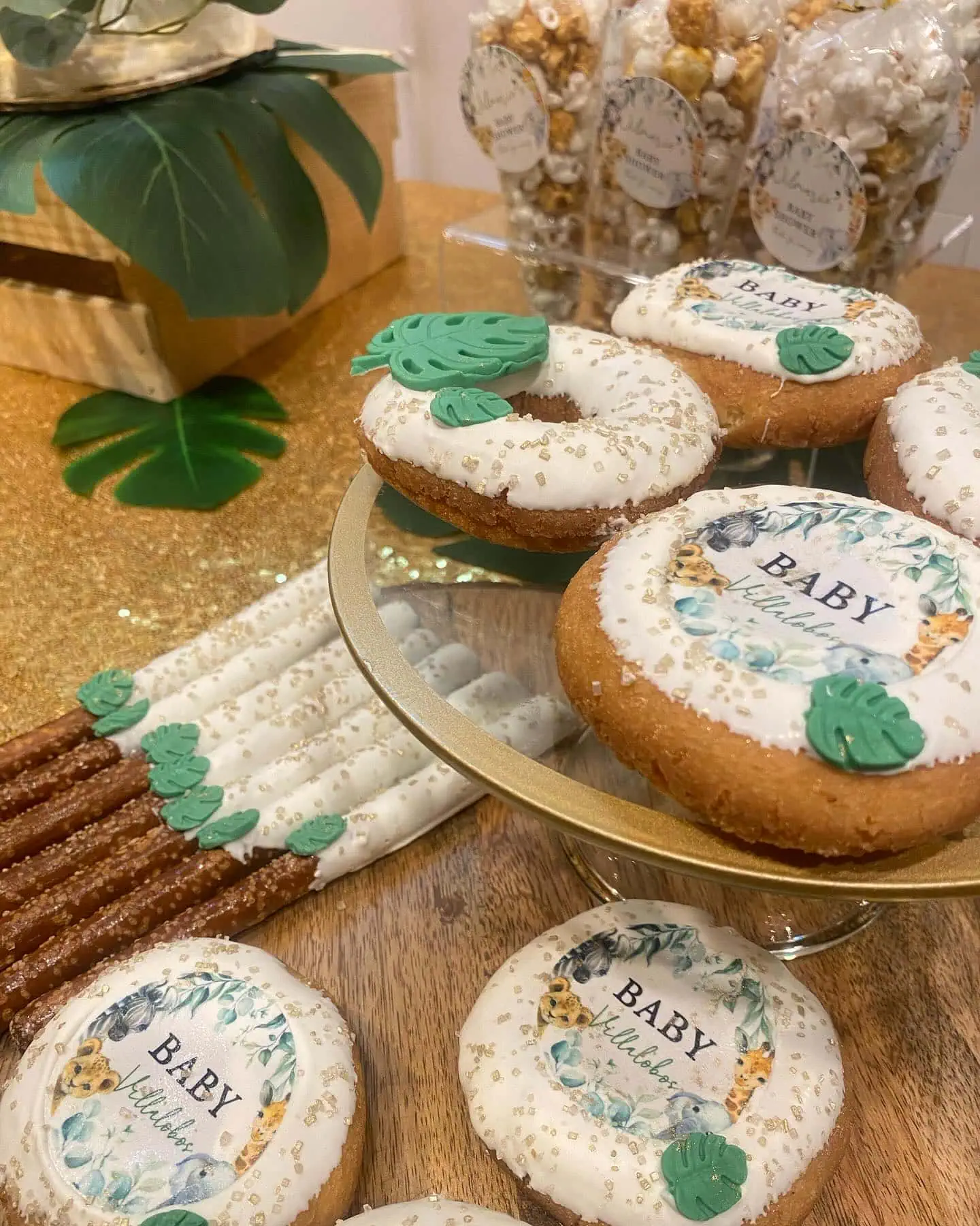 a picture of a safari baby shower organized by Shelly's Sweet Events in Queens
