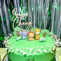 a picture of a safari baby shower organized by aleevang92