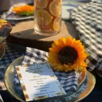 a picture of a sunflower baby shower organized by Episode 21 in Lahore City