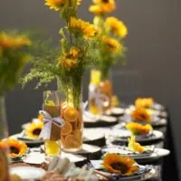 a picture of a sunflower baby shower organized by Episode 21 in Lahore City