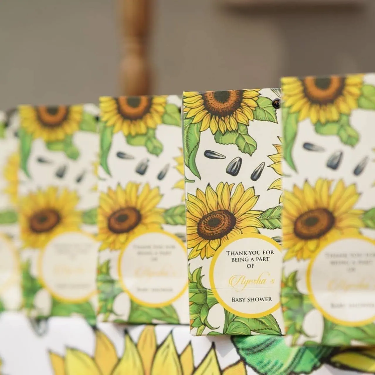 a picture of a sunflower baby shower organized by Episode 21 in Lahore City