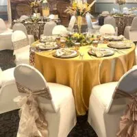 a picture of a sunflower baby shower organized by Party Perfected Events