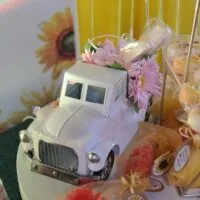 a picture of a sunflower baby shower organized by Tenoia Peppers-Alexander