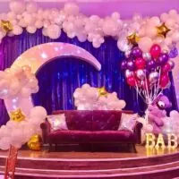 a picture of a twinkle twinkle little star baby shower organized by Paint Your Blesssings Events in Brooklyn